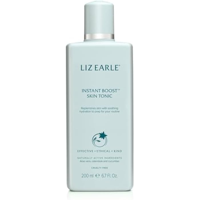 Liz Earle Instant Boost Skin Tonic Face Toner - Hydrating Facial Toner for Dry Skin Enriched with Aloe Vera, Soothing Calendula & Vitamin E to Refresh and Revitalize Complexion (200 ml) - Image 1