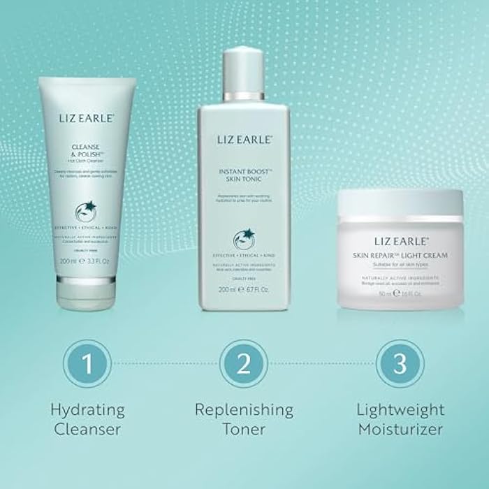 Liz Earle Instant Boost Skin Tonic Face Toner - Hydrating Facial Toner for Dry Skin Enriched with Aloe Vera, Soothing Calendula & Vitamin E to Refresh and Revitalize Complexion (200 ml) - Image 5