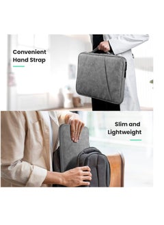 General Tablet Sleeve Bag for New iPad Pro 13-in M4 / iPad Air 13-in M2 2024, iPad Pro 12.9-in 6/5/4/3 2022-2018, Galaxy Tab S8+/S9+, Surface Pro 9/8/X/7/6, Travel Case iPad Bag for Men Women, Dark Grey  - Image 4