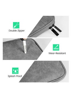 General Tablet Sleeve Bag for New iPad Pro 13-in M4 / iPad Air 13-in M2 2024, iPad Pro 12.9-in 6/5/4/3 2022-2018, Galaxy Tab S8+/S9+, Surface Pro 9/8/X/7/6, Travel Case iPad Bag for Men Women, Dark Grey  - Image 5