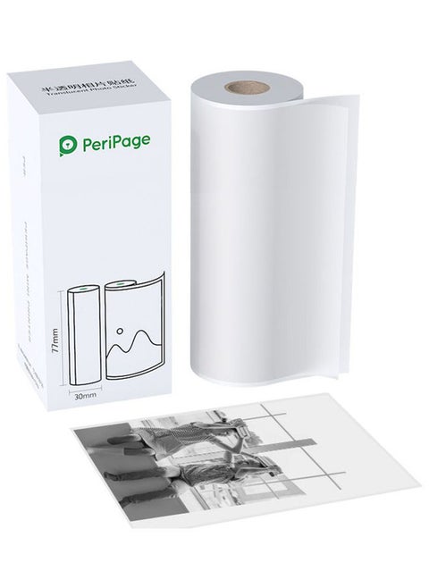 Translucent Photo Sticker Adhesive Thermal Paper Clear