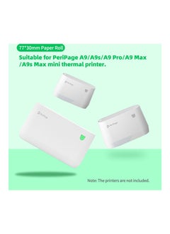 NIBEMINENT Translucent Photo Sticker Adhesive Thermal Paper Clear  - Image 5