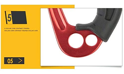 SZCQ SRT Climbing Hand Ascender Aviation Light Alloy Mountaineering Rock Ergonomic Rappelling Gear Equipment Right Handled Ascender Arborist Tree Climber Rigging - Image 5