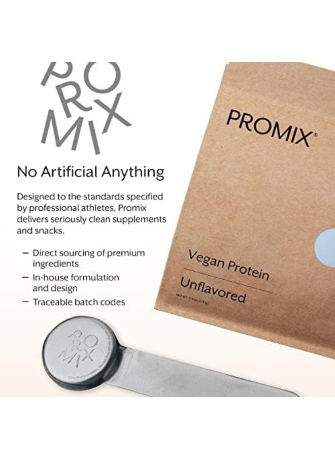ProMix Nutrition - Promix Plant-Based Vegan Protein Powder, Unflavored - 5lb Bulk - Pea Protein & Vitamin B-12 - ­Post Workout Fitness & Nutrition Shakes, Smoothies, Baking & Cooking Recipes - Gluten-Free - Image 1