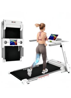 Sandinrayli Folding Treadmill, Foldable Home Fitness Equipment with LCD for Walking & Running, Cardio Exercise Machine, Store Under Bed/Sofa, Preset and Adjustable Programs  - Image 1