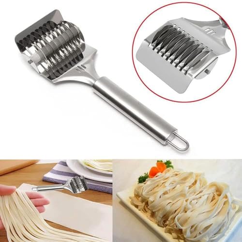 Kunya Stainless Steel Noodle Lattice Roller Docker Dough Cutter Kitchen Gadgets Cooking Baking Pastry Tools (2) - Image 2