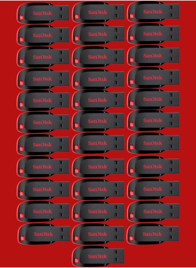 Sandisk 34 Pieces 16GB Cruzer Blade Usb Flash USB 2.0 Original  - Image 1