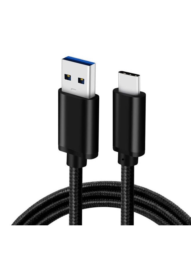 Cbus Wireless CBUS 6ft USB to USB C Cable Fast Charging Cord Type-C Compatible with iPhone 16/16e/15/Pro/Max/Plus, iPad 10, iPad Pro/Air/Mini A17 Pro, Mini 6 Heavy-Duty Braided (Black) - Image 1