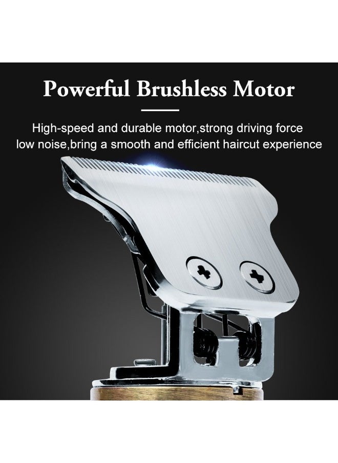 VIO Hair Trimmer for Men Hair Clipper Professional Haircut for Men Rechargeable LED Display  - Image 4