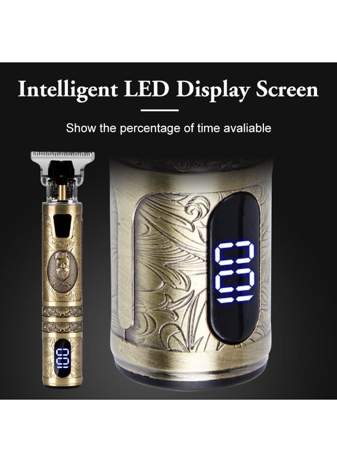 VIO Hair Trimmer for Men Hair Clipper Professional Haircut for Men Rechargeable LED Display  - Image 3
