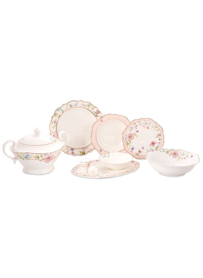 La Mesa 47 pieces Fine Bone Porcelain Dinner Set  - Image 3