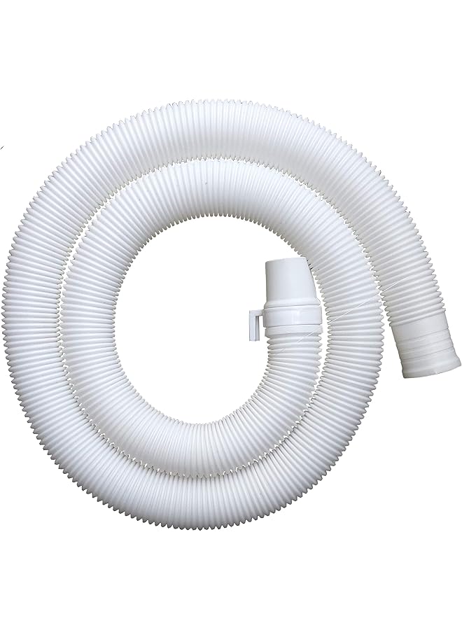 إيروريكس خرطوم تصريف مياه الصرف الصحي المرن لغسالة التحميل العلوي الأوتوماتيكية بالكامل وشبه الأوتوماتيكية بطول 1.5 متر - Image 1