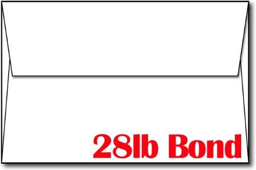 Desktop Publishing Supplies 28lb/70lb Bright White A9 Envelopes (5 3/4" x 8 3/4") - 100 Envelopes Pack - Image 3