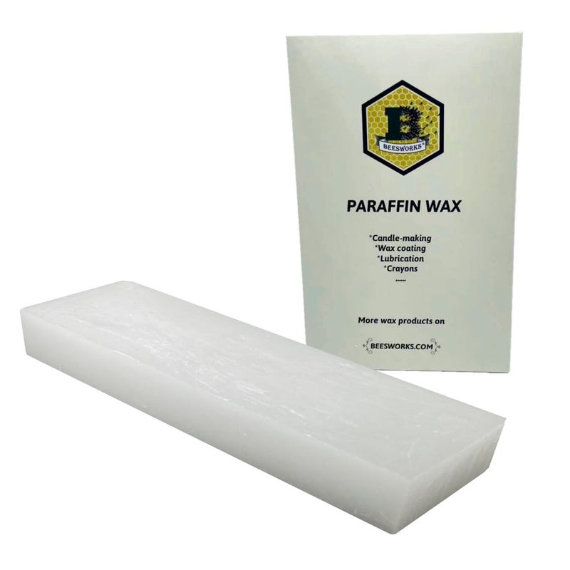 Beesworks Paraffin Wax - 1 lb Refined General Purpose Paraffin Wax - Pure Wax for DIY Candle Making, Canning, Waterproofing, Metal Preservation and More - Image 1