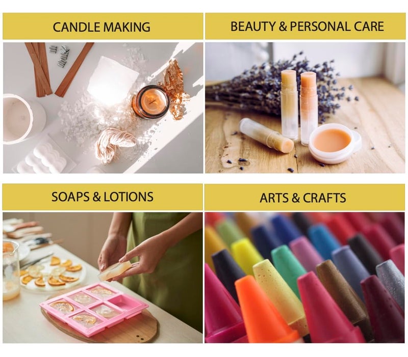 Beesworks Paraffin Wax - 1 lb Refined General Purpose Paraffin Wax - Pure Wax for DIY Candle Making, Canning, Waterproofing, Metal Preservation and More - Image 3