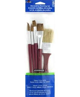 Plaid Decorative Paint Brush Set, 44209 (5-Piece), Large - Image 2