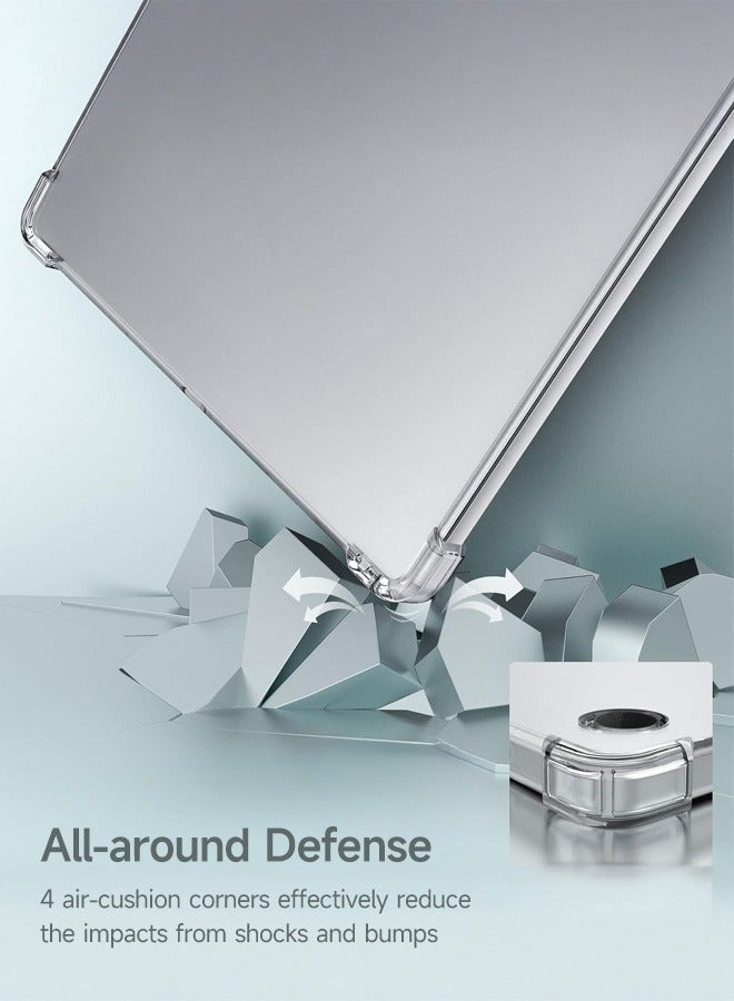 Tersely Clear Case Cover for Samsung Galaxy Tab A9 Plus/A9+ 11 inch(SM-X210, SM-X215, SM-X216), Air Hybrid Slim Fit Shockproof Crystal TPU Protective Case Cover for Samsung Galaxy Tab A9+ 2023 - Image 5