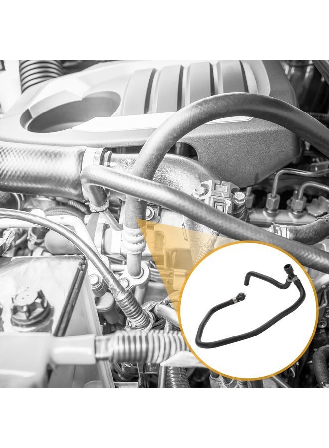 Partuto Radiator Hose No.17127647293 - Car Engine Coolant Reservoir Water Tank Pipe - for BMW F20 F21 F22 F23 118i 318i 2014-2019 Rubber Black - 1 Pc - Image 3