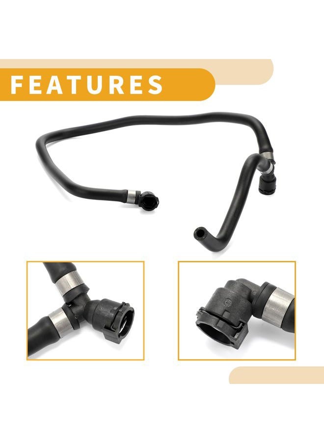 Partuto Radiator Hose No.17127647293 - Car Engine Coolant Reservoir Water Tank Pipe - for BMW F20 F21 F22 F23 118i 318i 2014-2019 Rubber Black - 1 Pc - Image 5