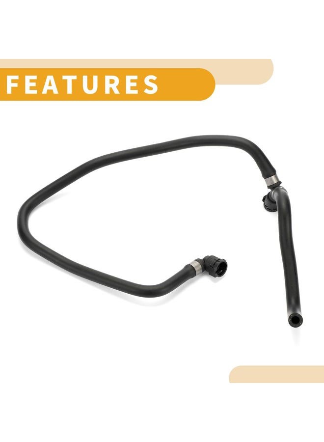 Partuto Radiator Hose No.17127647293 - Car Engine Coolant Reservoir Water Tank Pipe - for BMW F20 F21 F22 F23 118i 318i 2014-2019 Rubber Black - 1 Pc - Image 4