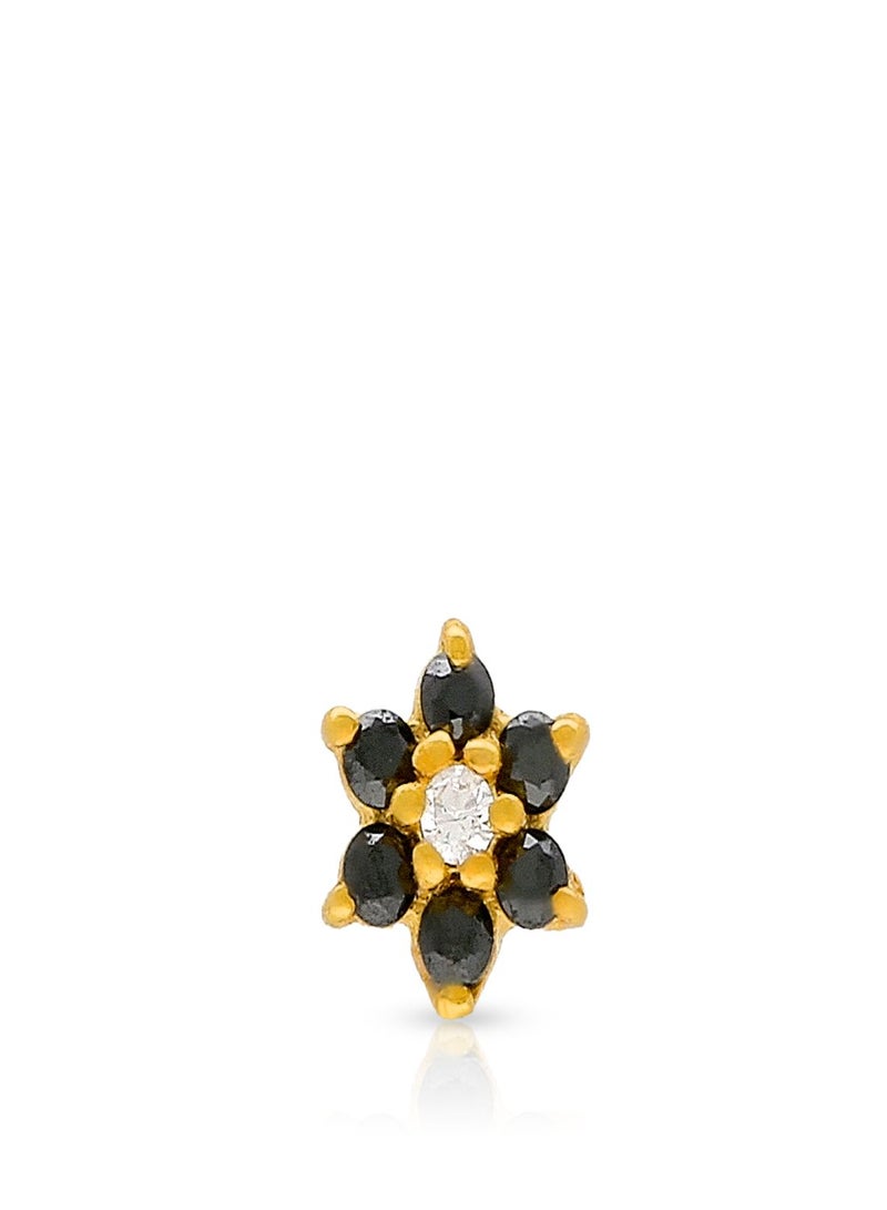 Malabar Gold and Diamonds 22 Karat 916 Purity Screw Nosepin for Women DZNP048Y - Image 2