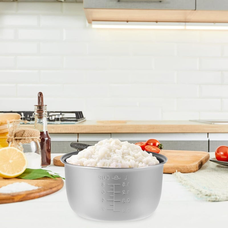 comfrt Power Cooker Replacement Inner Pot Non- Stick Interior Metal Inner Cooking Pot Pressure Cooker Inner Pot for Power Pressure Cooker Rice Cooker 3L - Image 2