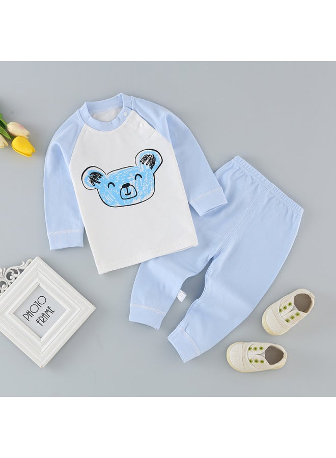 Autumn And Winter Children's Underwear Set Baby Cotton Autumn Clothes Long Pants Pajamas Home Clothes Children's Clothing