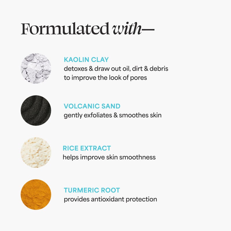 TULA Skin Care Detox in a Jar - Exfoliating Treatment Mask with Hydrating Vitamin E, Soybean Oil and Bentonite Clay, 1.7 oz. - Image 4