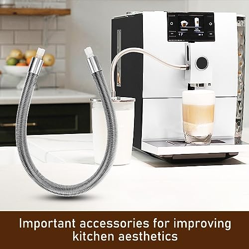 Jisculo Stainless Steel Milk Pipe Casing with HP3 Adapter, Compatible with Jura Coffee Machine Models:Z8/Z6/Z10/J6/J8/S8/S80/E8/E8 Chrome/GIGA X8cG2/X8G2/GIGA X3cG2 /X3G2/X8/X10/WE8/GIGA 10 - Image 5