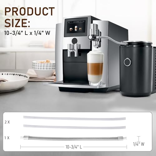 Jisculo Stainless Steel Milk Pipe Casing with HP3 Adapter, Compatible with Jura Coffee Machine Models:Z8/Z6/Z10/J6/J8/S8/S80/E8/E8 Chrome/GIGA X8cG2/X8G2/GIGA X3cG2 /X3G2/X8/X10/WE8/GIGA 10 - Image 4
