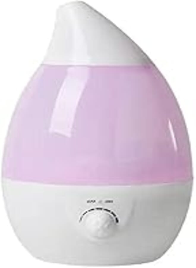 Cool Mist Humidifier for Bedroom, Living Room, Baby Room, 3L Ultrasonic Humidifier, Premium Humidifier, Quiet Operation, Auto Shut-Off (Bink)
