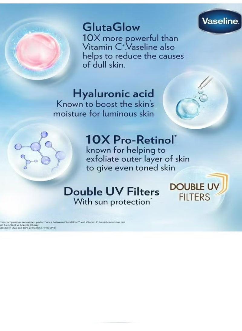 Vaseline Healthy Bright Gluta-Hya Flawless Glow Serum-In-Lotion 300 ML - Image 3