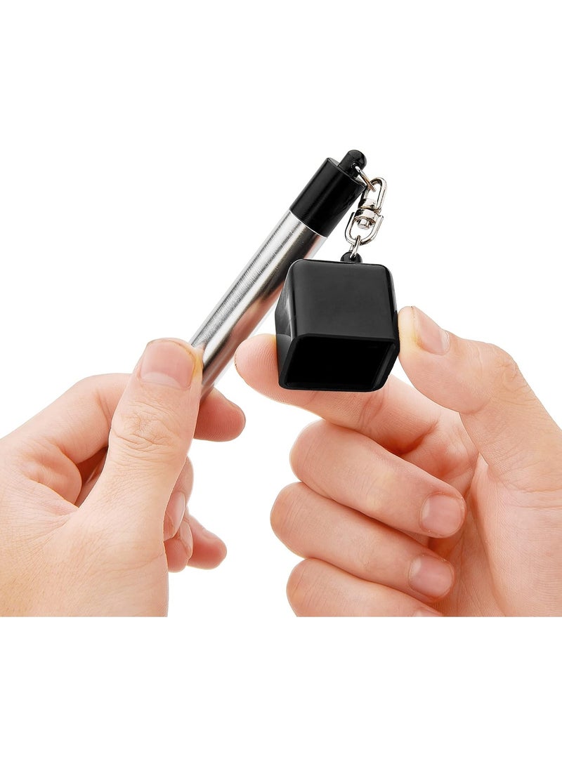 Soofam 1 Pcs Pool Chalk Holder for Billiards, 2 in 1 Portable Pool Snooker Chalk Holder Billiard Cue Tip Pricker Prep Tool, Pool Table Accessory - Image 3