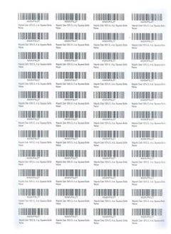 ECVV ECVV Printable A4 Self Adhesive Stickers Shipping Mailing Label FBA Package Paper Compatible for Laser & Ink Jet Printers 44-up Labels White(50 Sheets, 2200 Labels)  - Image 1
