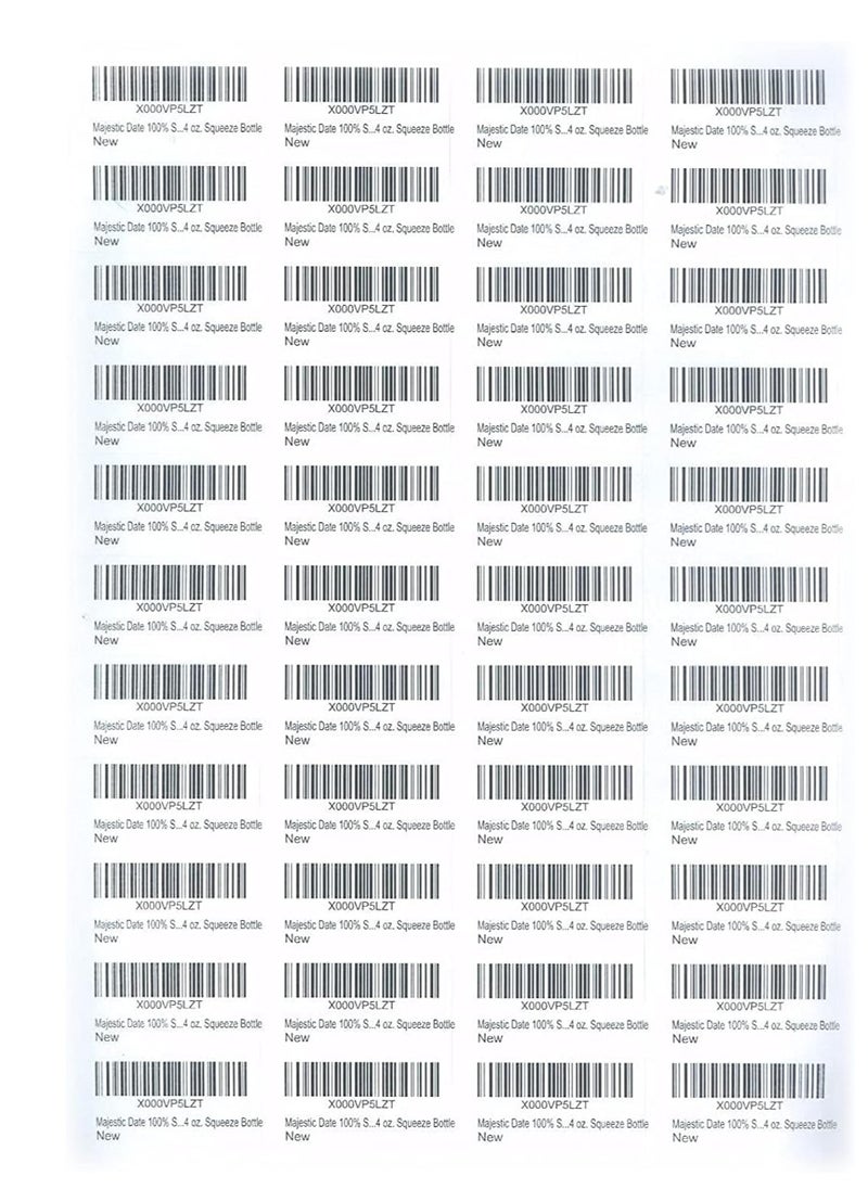 ECVV ECVV Printable A4 Self Adhesive Stickers Shipping Mailing Label FBA Package Paper Compatible for Laser & Ink Jet Printers 44-up Labels White(50 Sheets, 2200 Labels)  - Image 1