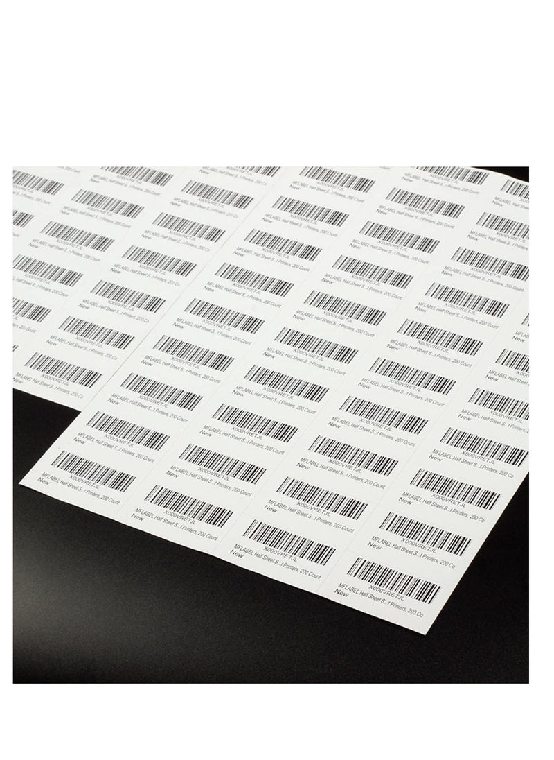 ECVV ECVV Printable A4 Self Adhesive Stickers Shipping Mailing Label FBA Package Paper Compatible for Laser & Ink Jet Printers 44-up Labels White(50 Sheets, 2200 Labels)  - Image 2