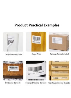 ECVV ECVV Printable A4 Self Adhesive Stickers Shipping Mailing Label FBA Package Paper Compatible for Laser & Ink Jet Printers 44-up Labels White(50 Sheets, 2200 Labels)  - Image 4