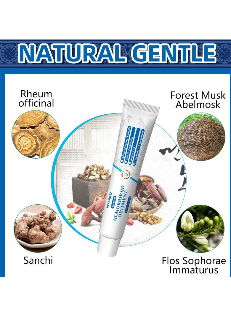 هيلموسز كريم البواسير بالأعشاب الطبيعية - علاج البواسير الخارجية والداخلية بتركيبة مستخلصات عشبية طبيعية 100% - Image 4