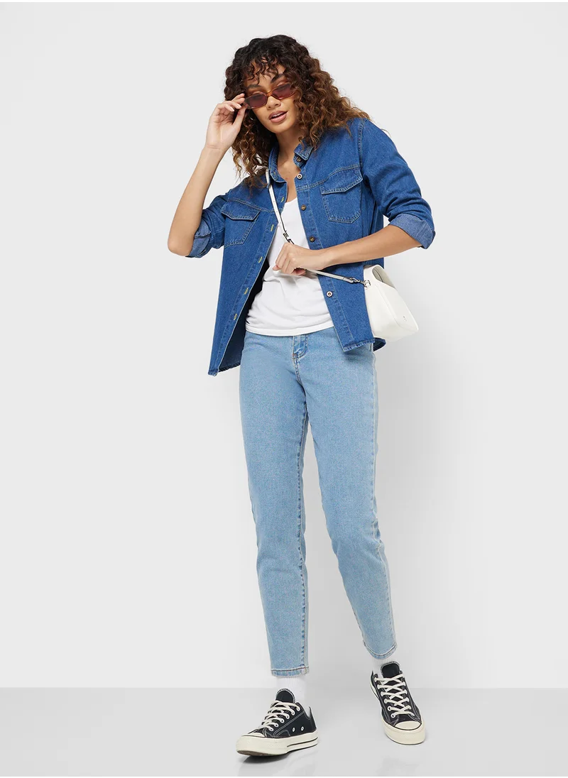 Ginger Chambray Denim Regular Fit Shirt