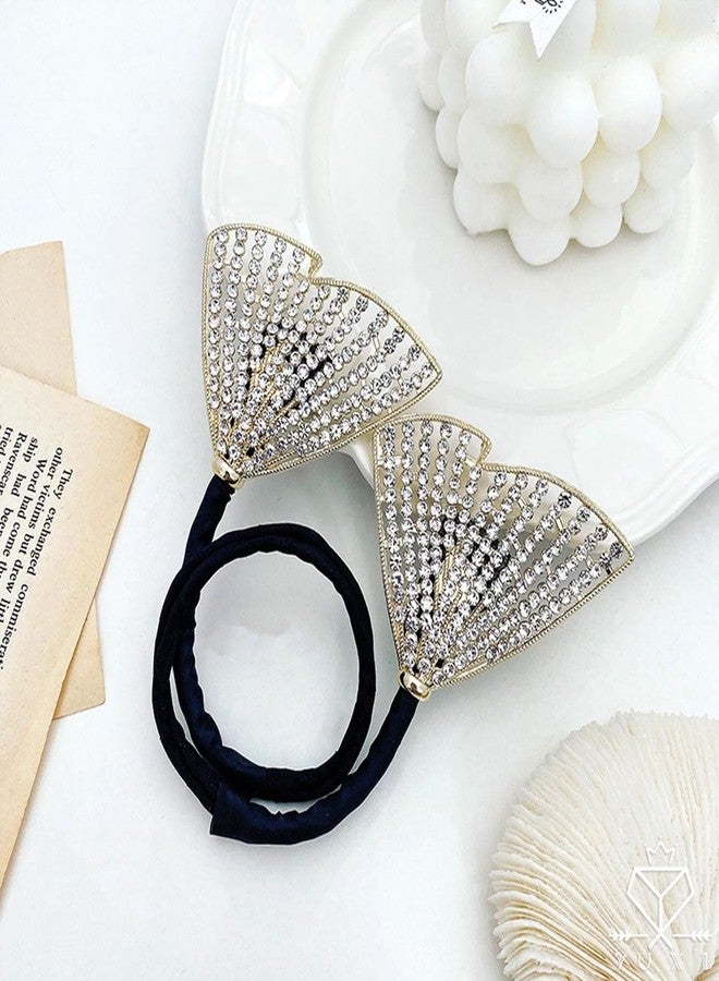 Ashkash 1pcs Temperament Elegant Girls Disk Hair Sticks Retro Flash Crystal Fishtail Hair Bun Maker Women Ball Head Curler - Image 1