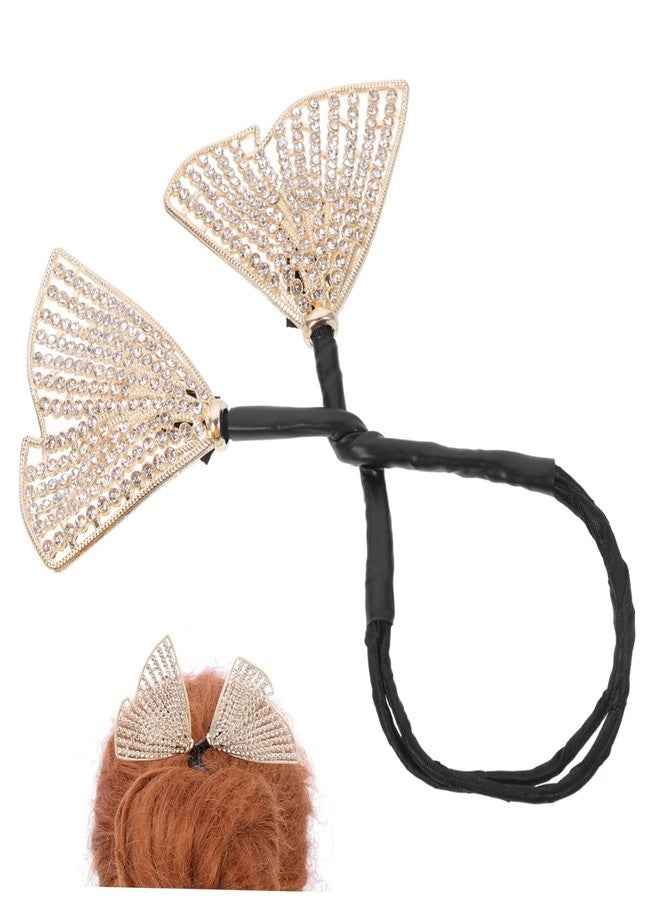 Ashkash 1pcs Temperament Elegant Girls Disk Hair Sticks Retro Flash Crystal Fishtail Hair Bun Maker Women Ball Head Curler - Image 4