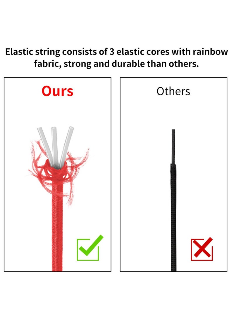 Stretchy String Bracelet String, Elastic Cord for Bracelet Making, Rainbow Elastic String Thread Rope for Bracelets, Jewelry Making, Necklaces, Beads, Sewing and DIY Crafts - Image 2