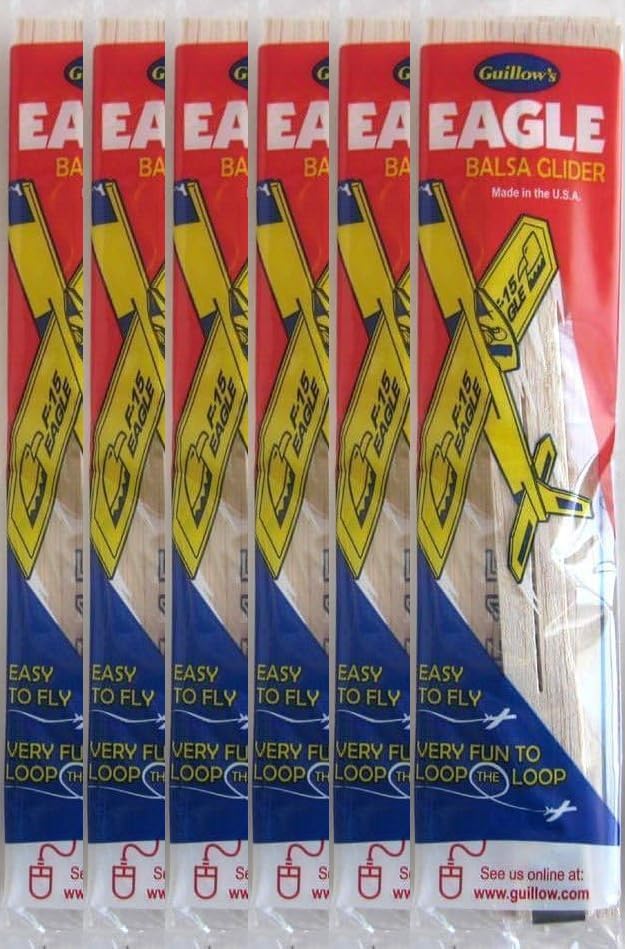 Guillows Eagle Balsa Wood Glider Plane - Image 2