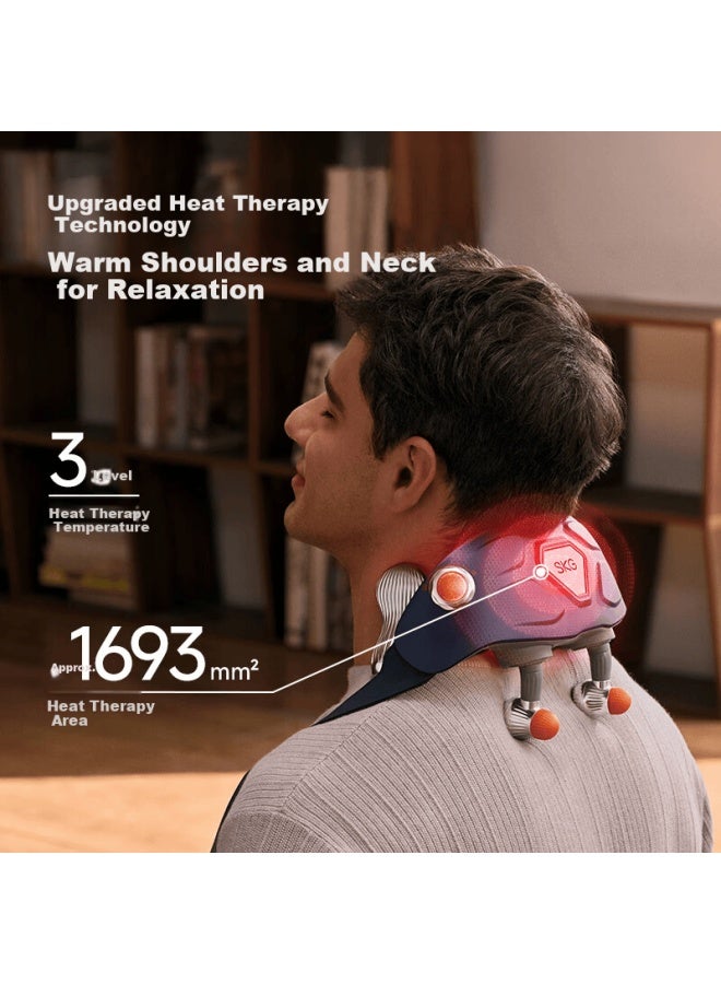 Skg Neck Massager H7 Series 2 Adjustable Neck Distance Shoulder Wrap Shoulder Neck Waist Back Leg Heating Moxibustion Massager Practical Birthday Gift For Parents And Partners - Image 4