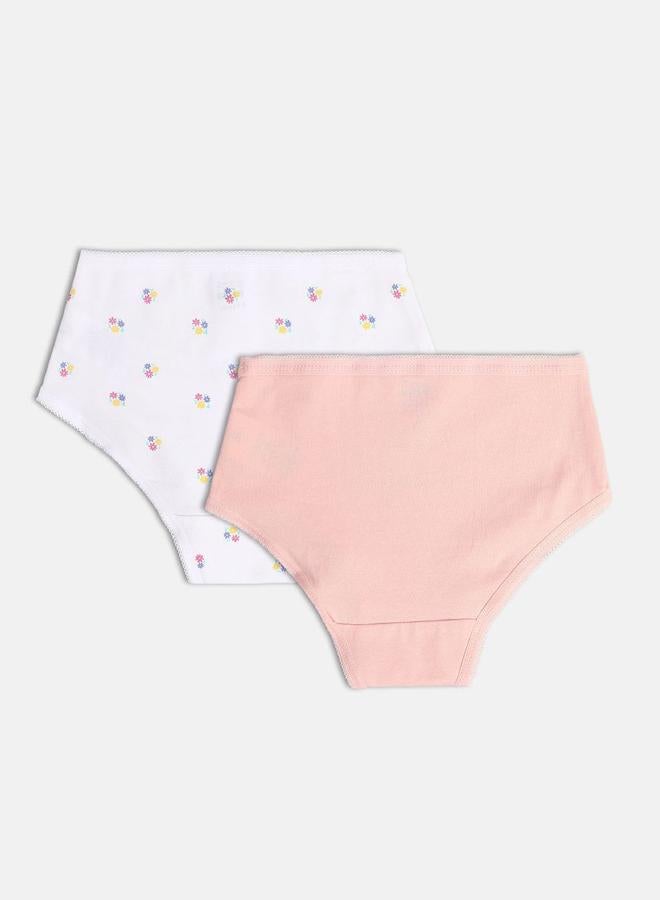 MINIKLUB Pack of 2 - Girls Cotton Knitted Briefs - Image 2