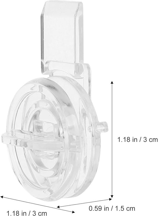 Clear Acrylic Hinge Hasp 15Pcs Door Latch Small Hasp Locks Wooden Padlock Mini Clasp - Image 3