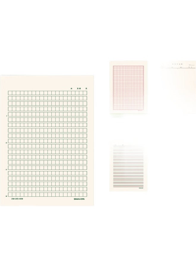 Simaa [Lowest Price Online] Simaa 3-Pack English Homework Paper With Alphabet And Pinyin, Student Practice Notebook, English Book, 16K 22 Sheets, High School Student Learning Essential - Image 1