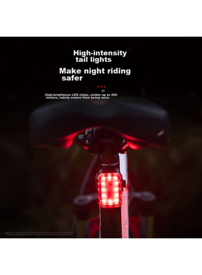 Oaks Aux Bicycle Light, High-intensity Night Riding Tail Light, Mountain And Road Flashlight, Waterproof Cycling Equipment, Warning Light - Image 5