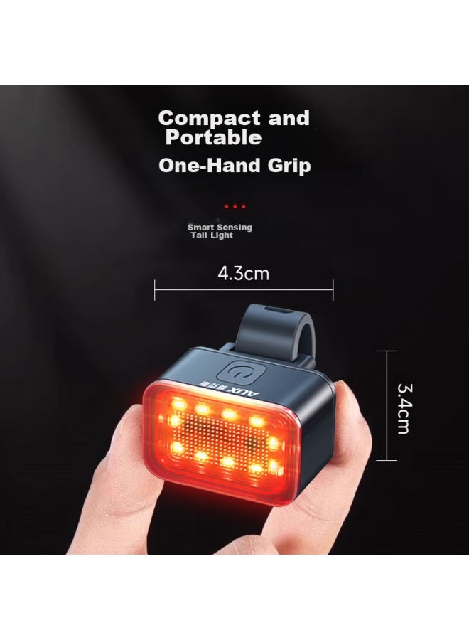 Oaks Aux Bicycle Light, High-intensity Night Riding Tail Light, Mountain And Road Flashlight, Waterproof Cycling Equipment, Warning Light - Image 3