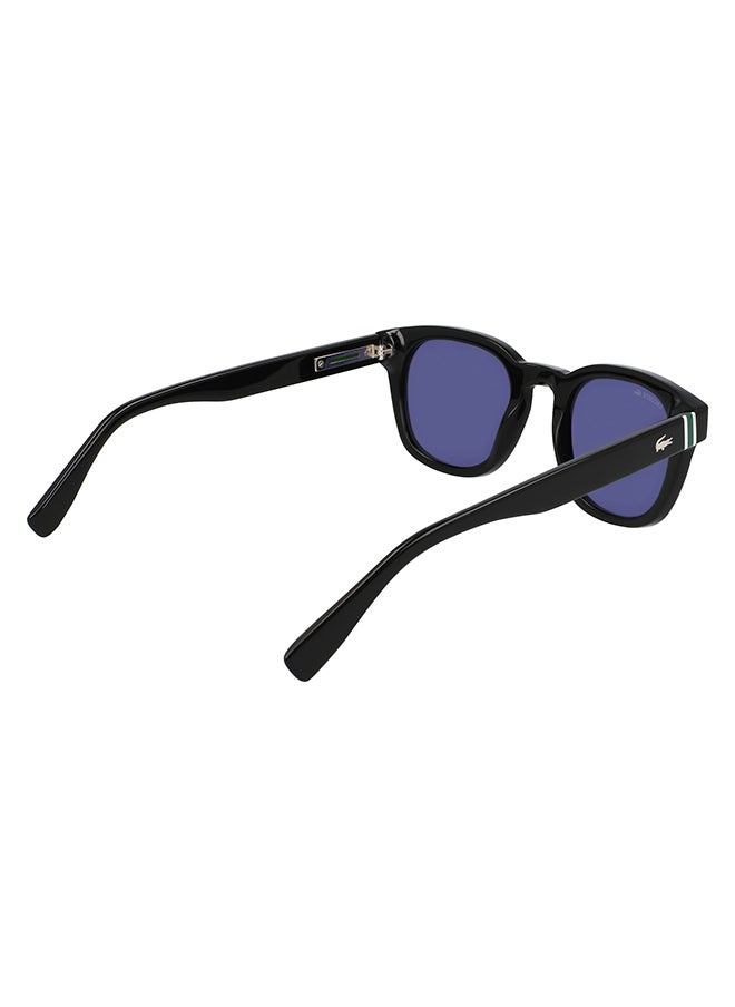 LACOSTE - نظارة شمسية مستطيلة للحماية من الأشعة فوق البنفسجية للجنسين - L6015S-001-4922 - مقاس العدسة: 49 ملم - Image 1